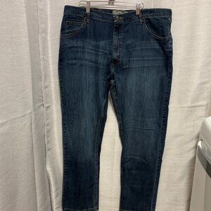Wrangler Authentics 1947 Dark Blue Straight Leg Jeans Sz 40 x 30